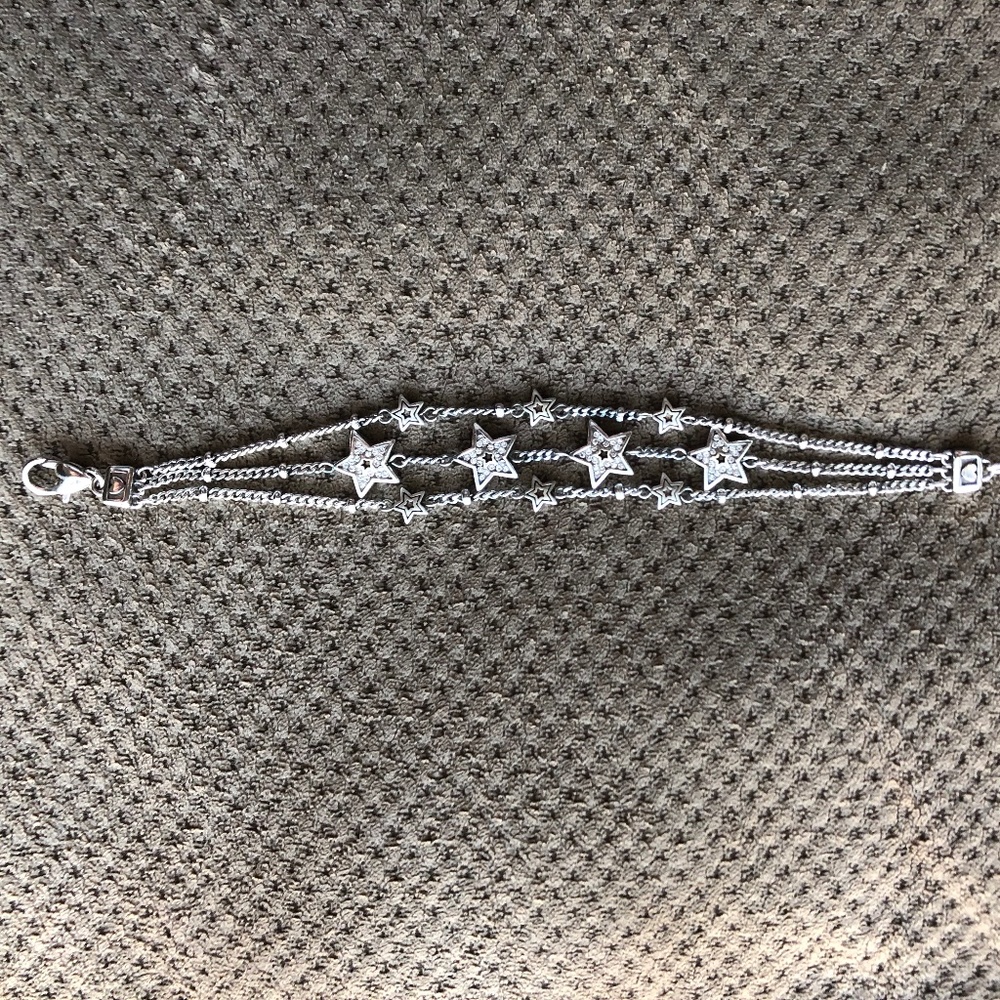 Retired Brighton Three Strand Star bracelet